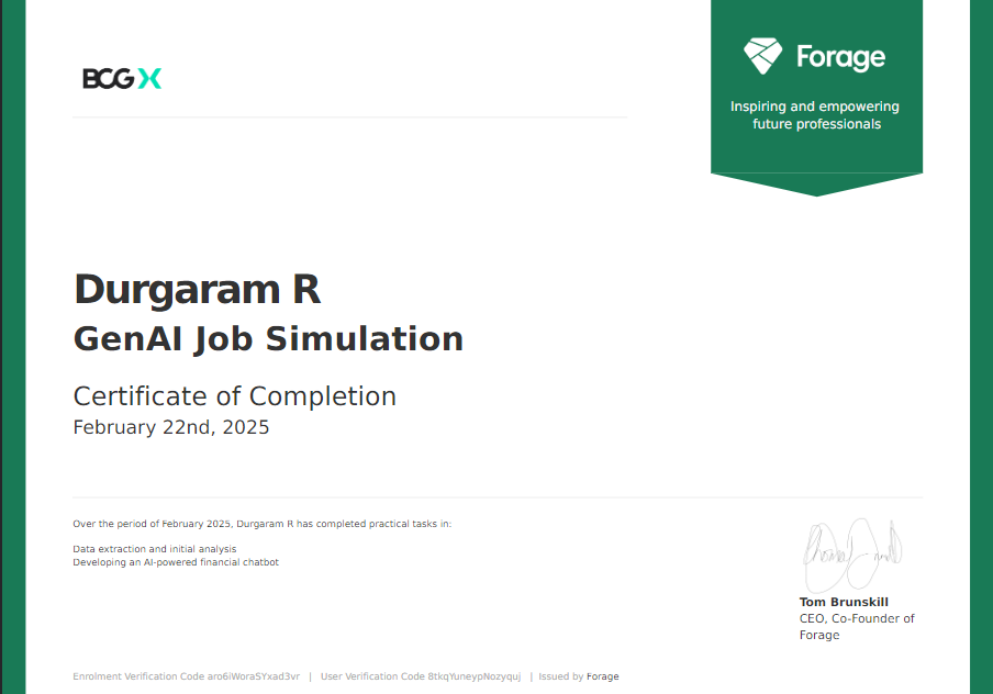 GenAI Simulation